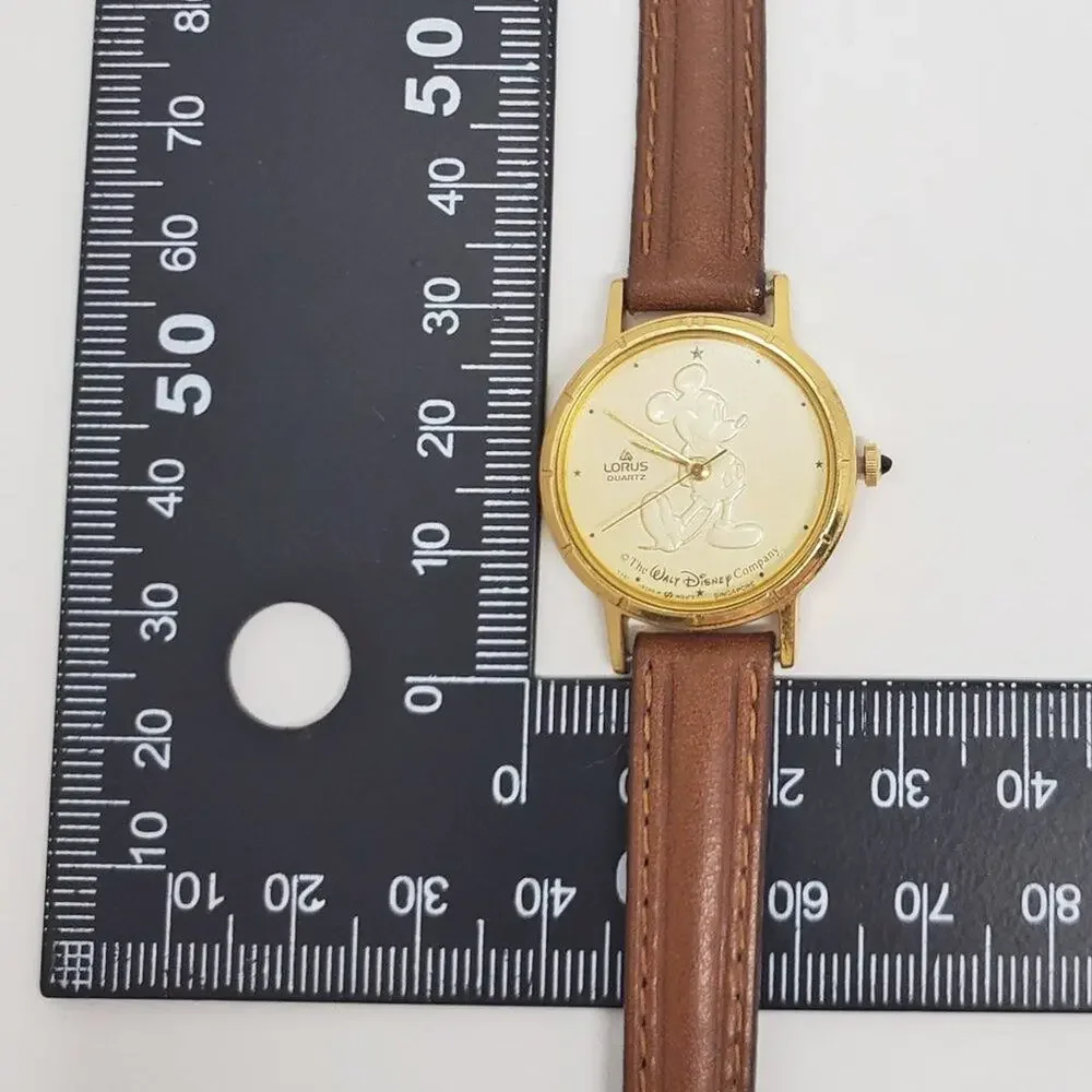 Disney X Lorus Mickey Mouse Gold Vintage 1990s Watch